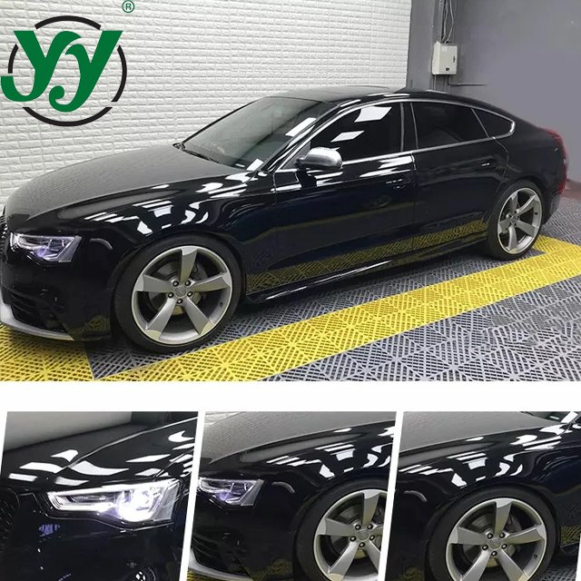 Premium TPU Hydrophilic Black Glossy 7.5MIL PPF Paint Protection Film Size 1.52x15m/5x50ft/Roll