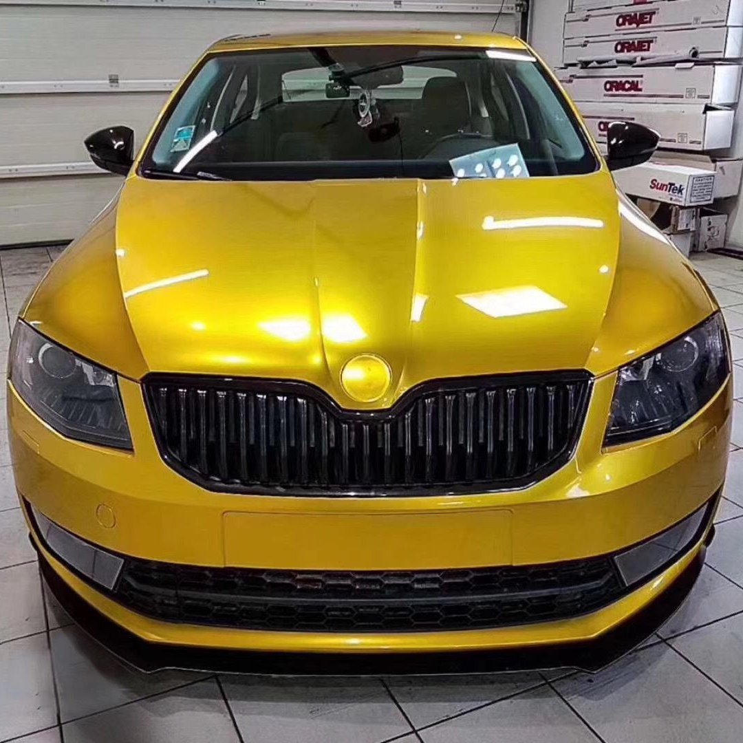 Car Wrap Film Vinyl Gold Foil High Gloss