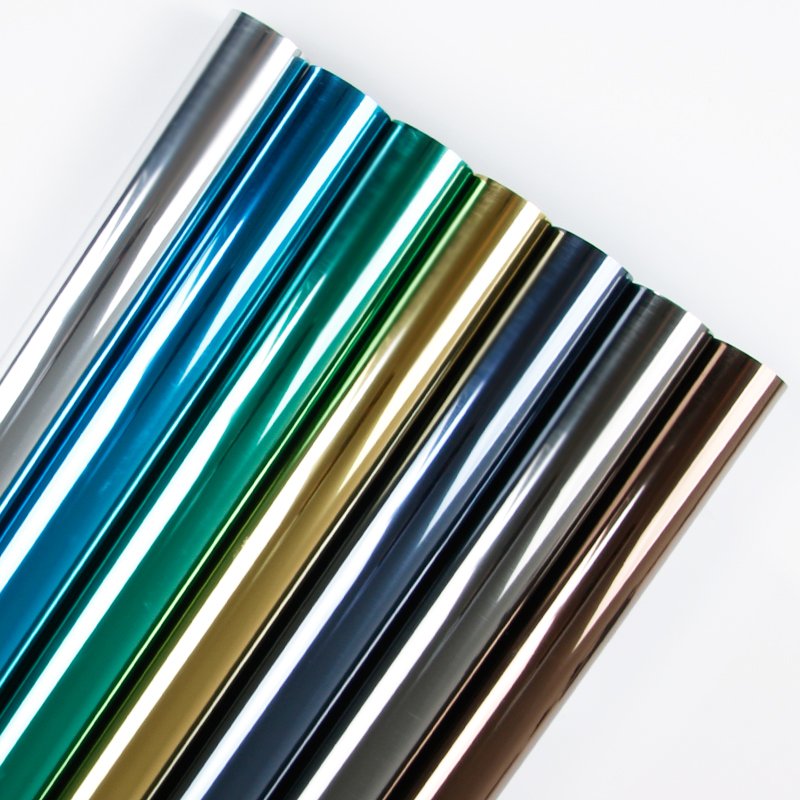 Heat Control One Way Mirror UV Protection Building Glass Decoration Film Window Protect Film Silver Reflective Window Tint Film