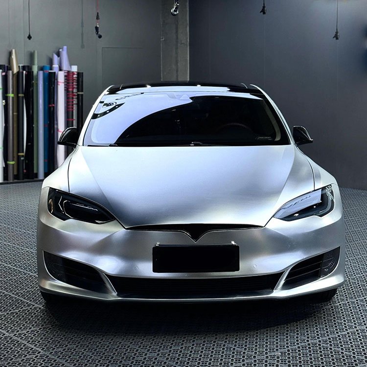 Matte Chrome Series Rainbow iridescent holographic full body red film self healing TPU car wrap vinyl color wholesale roll