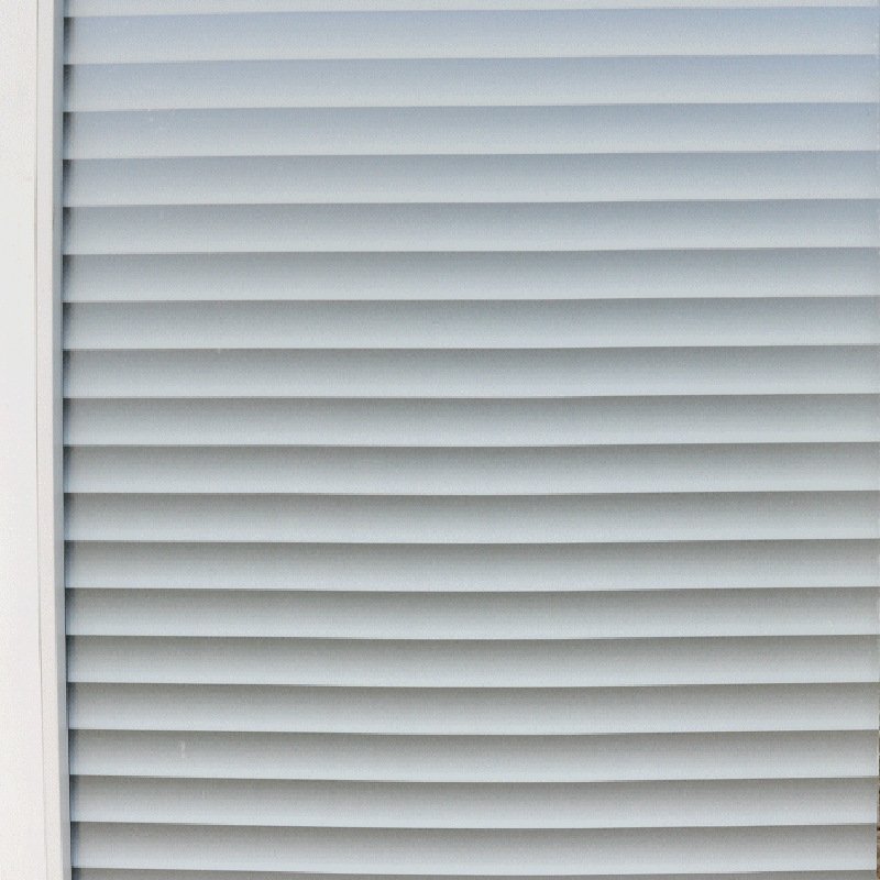 Non-adhesive Frosted Faux Blind Window Privacy Static Decorative Film for Bedroom Door