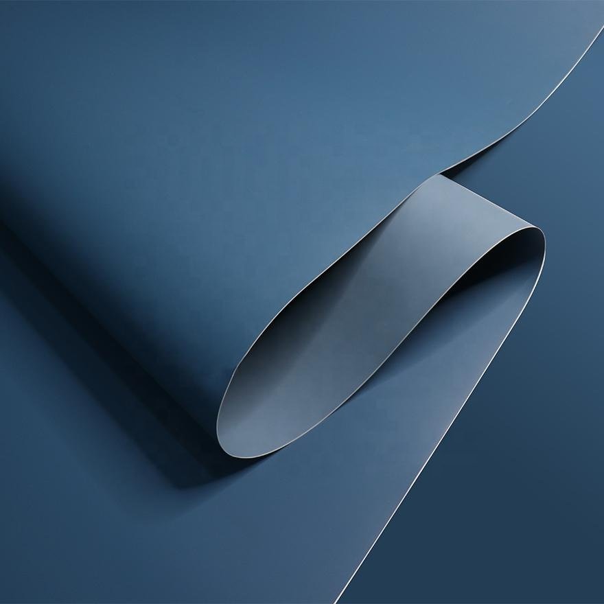 Anti-Scratch Mono Color Profile Wrapping Membrane Pressing Decor Film Furniture Membrane PVC foil for Kitchen Door