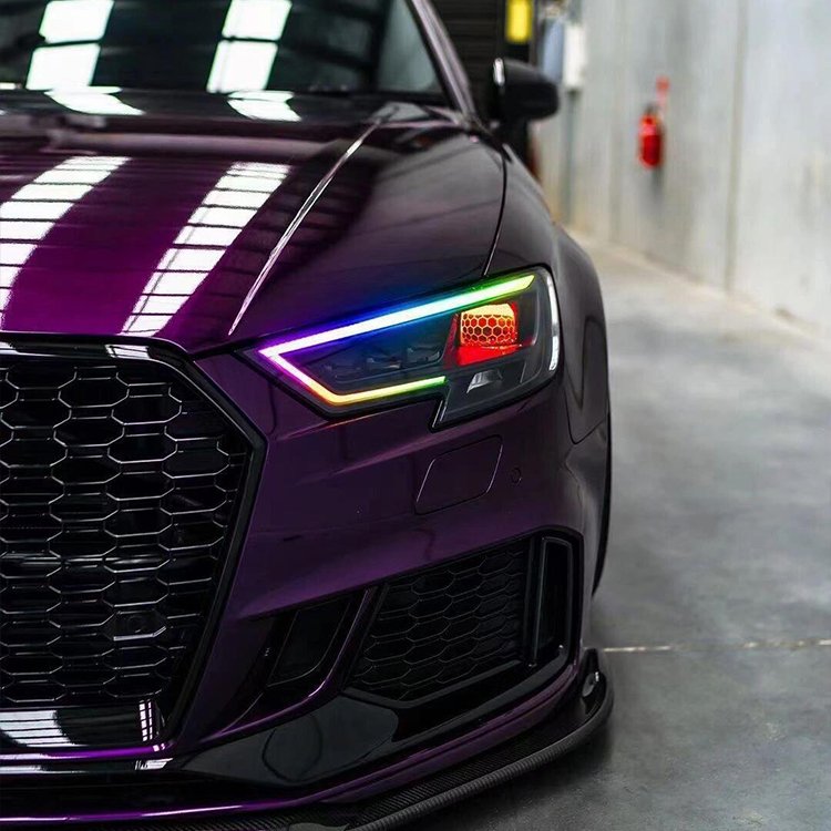 Paint Metal Midnight Purple Romantic purple Car Wrap Vinyl Car Body Stickers Film Color Change For Vehicle