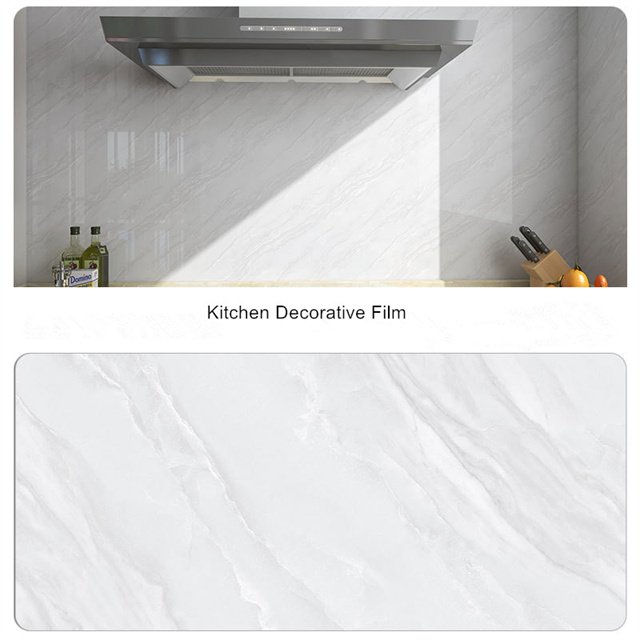 White black high glossy marble pet petg decorative film for furniture sticker faced MDF cabinet