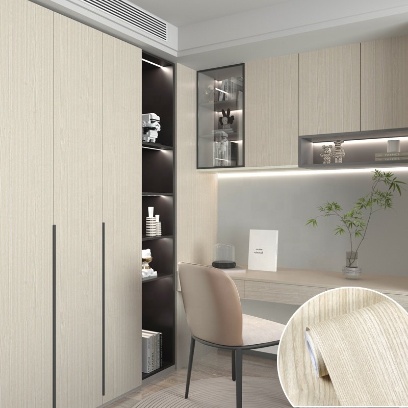 renovated film wallpaper self adhesive sticker for furniture door cabinet recovering film