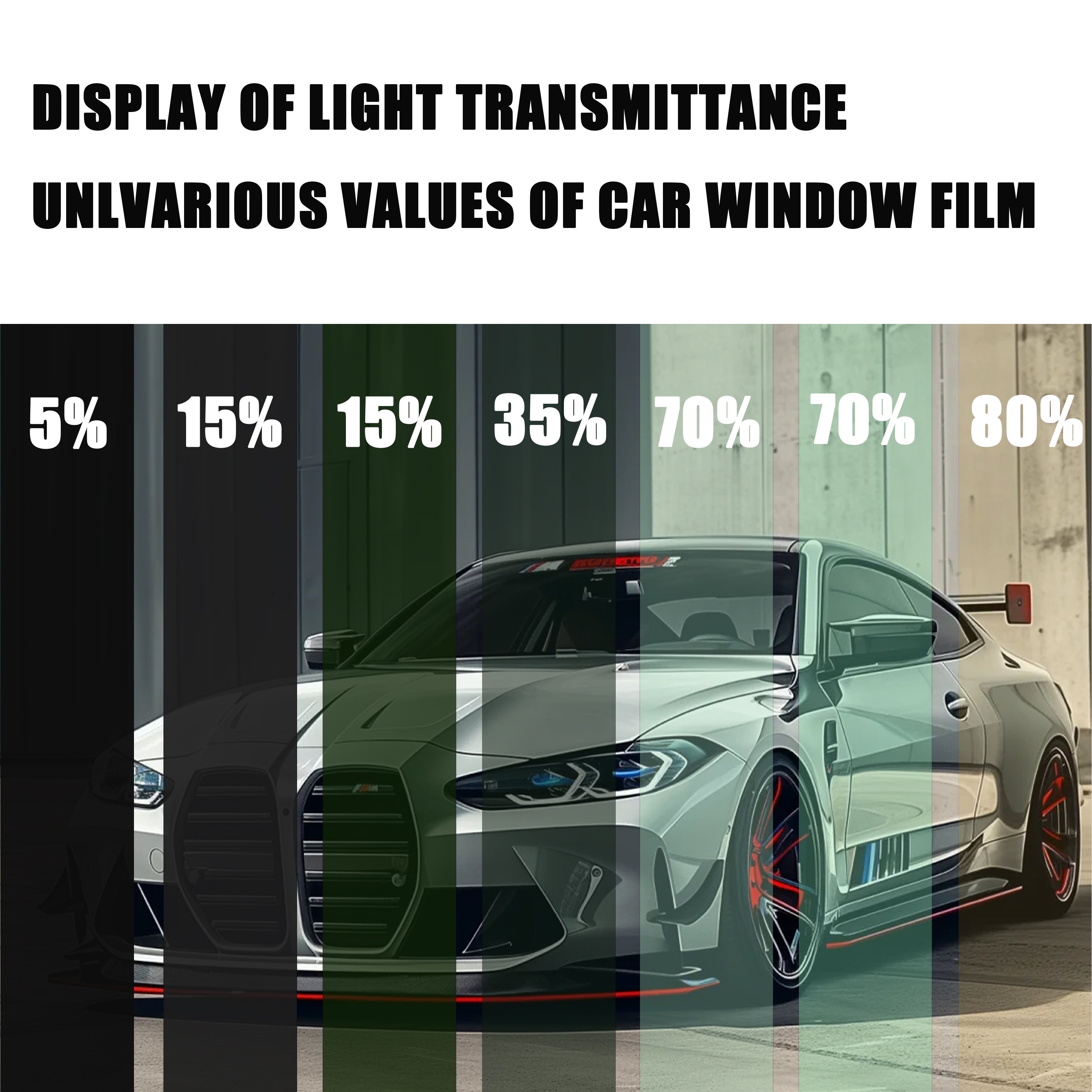 HD safety film Nano Ceramic Heat Insulation Anti UV window film 1.52*30M 1Roll