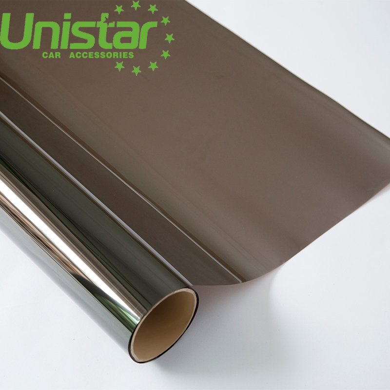 One way vision silver reflective solar film mirror effect anti heat decoration construction film building window privacy film