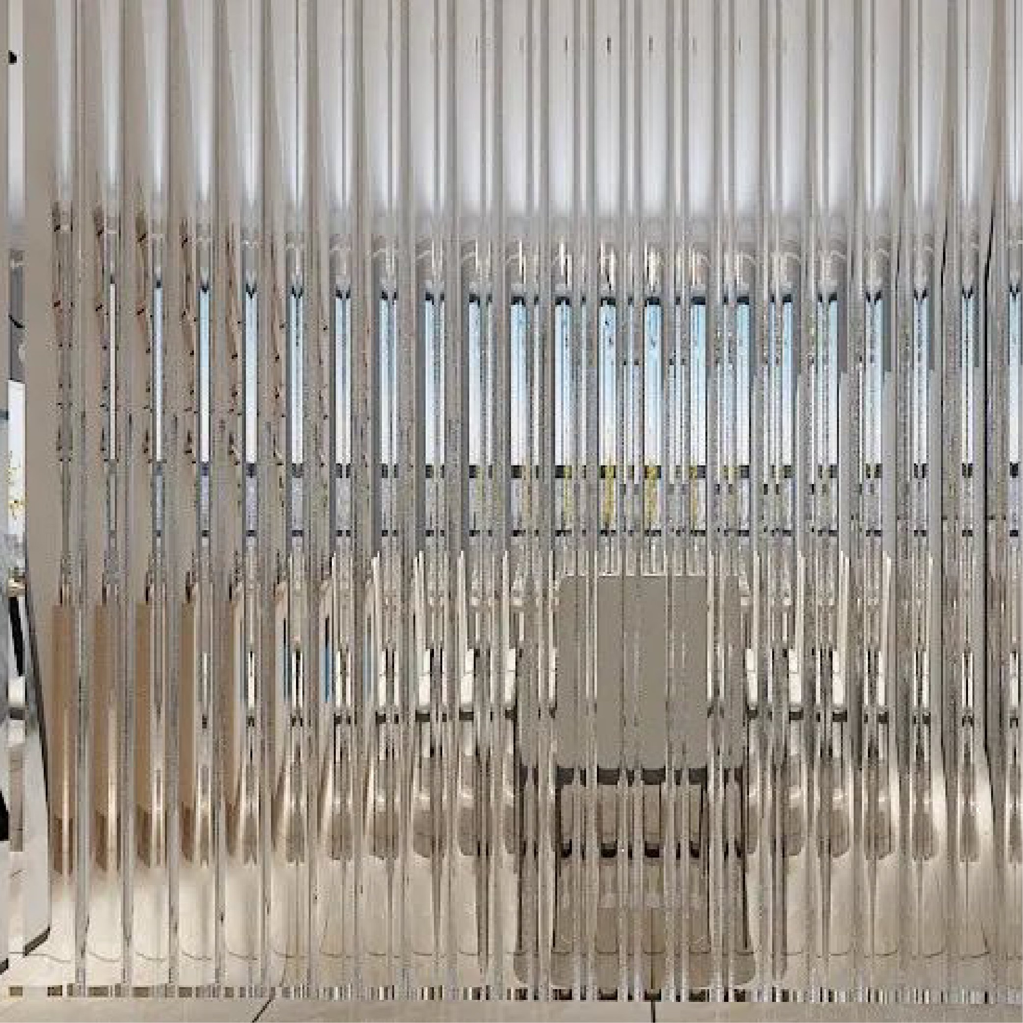 1.52*50m/100m/200m 3D Self Adhesive reeded Glass Window Film Privacy Decorative Film