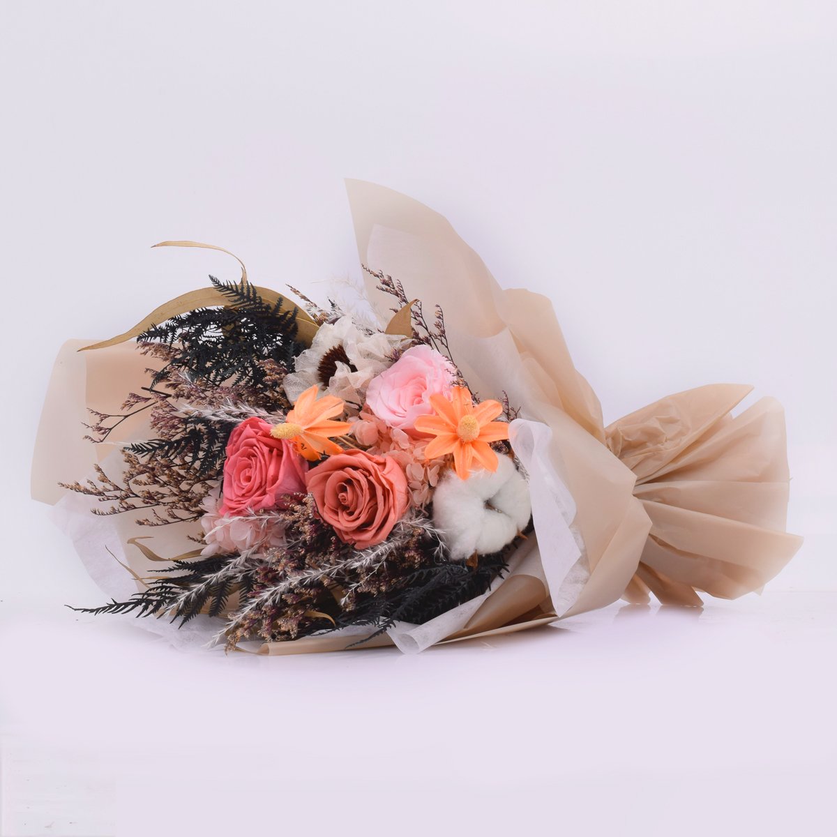Hflora Hot Sale Artifical Dried Flowers Bouquet And Plants Customize Wedding Bridal Bouquets Floresor Artificiales Flower