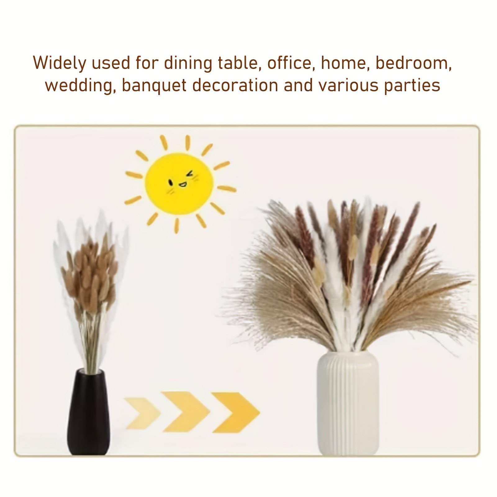 Pampas Grass Beautiful Decoration New Year Bag Carton Box Easter Decoration Natural Chinese Arch Flower for Wedding Christmas