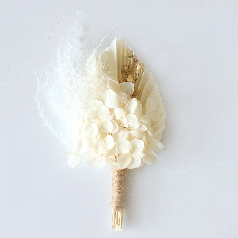 Dried panpas grass florals wedding mini dried flower bouquet suit corsage dining table ornament small dried flowers