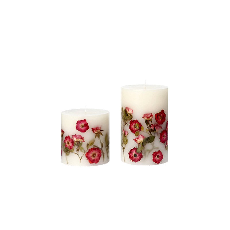 Wholesale Dried flower handicraft Aromatherapy candles Inlaid Dried flower candles Smokeless Aromatherapy candles customized