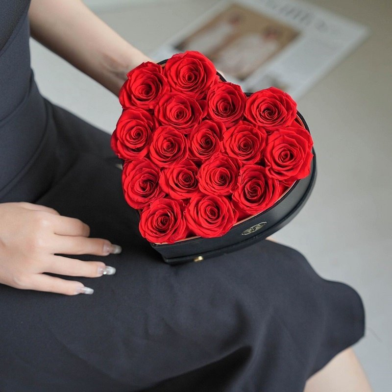 EVERYLOVE Bulk Wholesale Delivery Prime Dried Flower Immortal Stabilized Eternal Preserved Forever Rose Gifts For Mother's Day