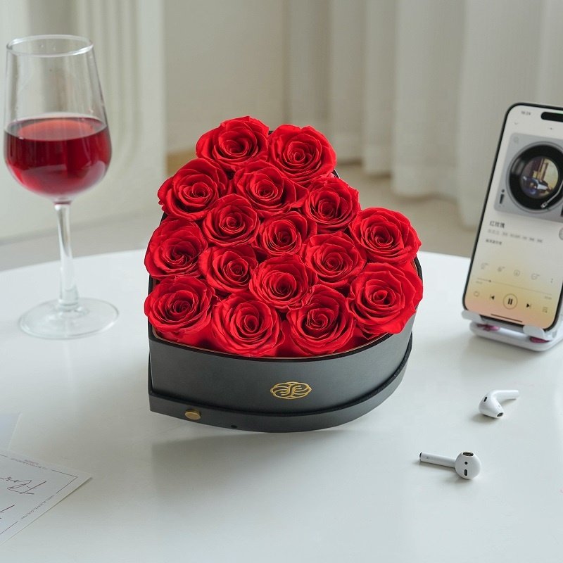 EVERYLOVE Bulk Wholesale Delivery Prime Dried Flower Immortal Stabilized Eternal Preserved Forever Rose Gifts For Mother's Day