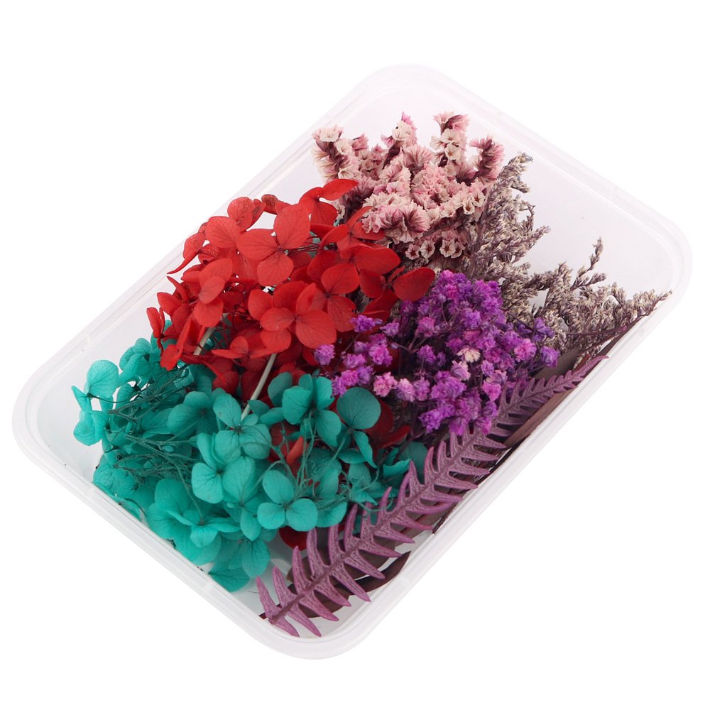 BX-14 wholesale dried flowers material package handmade DIY candles soap resin mixed nail art decorative flowers Embossing decor