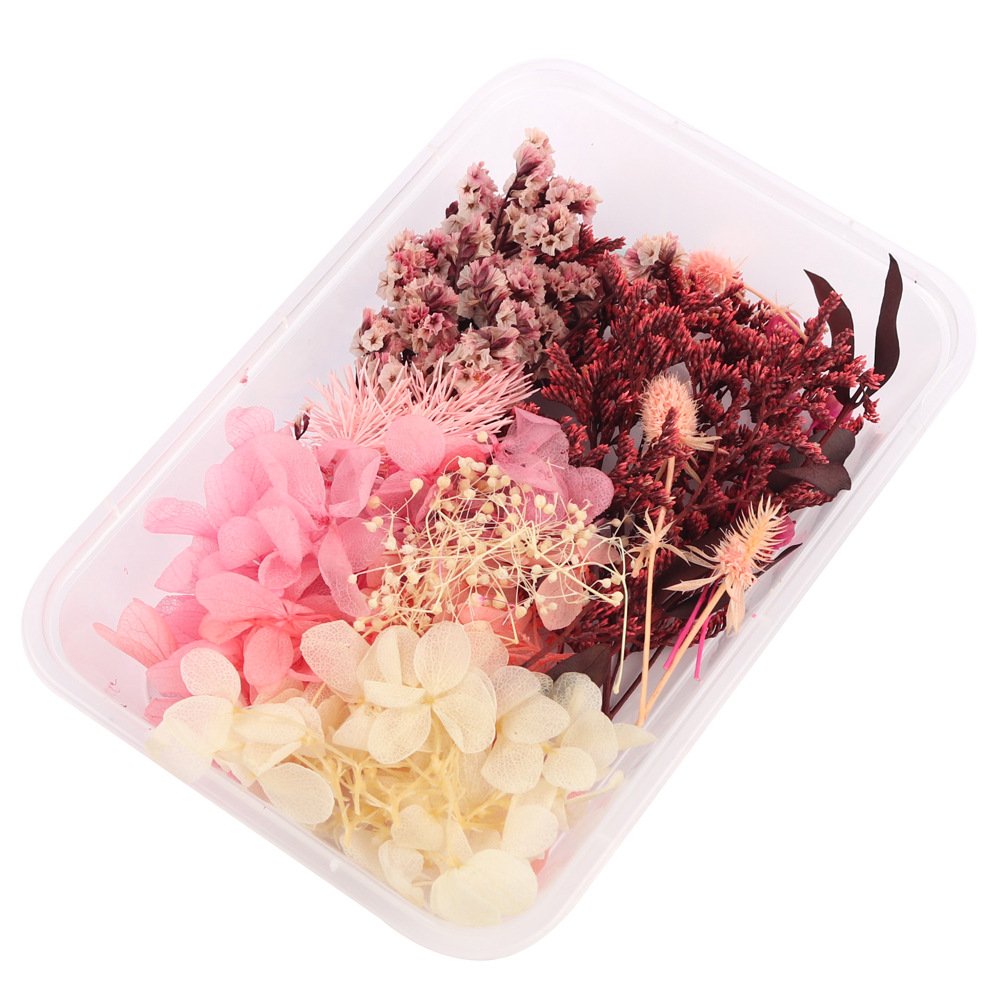 BX-14 wholesale dried flowers material package handmade DIY candles soap resin mixed nail art decorative flowers Embossing decor