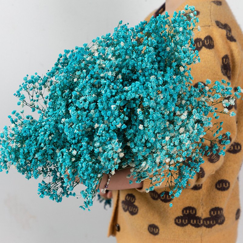 G32 Wedding Flowers DIY Wreath Floral Table Vase Decor Dried Babys Breath Flowers Bouquet Natural Gypsophila Branches