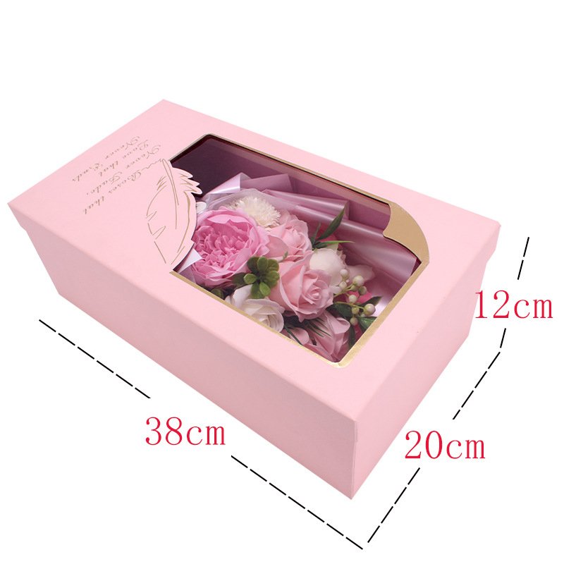 2024 New Low-cost Rose Immortal Flower Ornaments WholesaleHot Selling Rose Soap Bouquet Birthday Gift Party Party