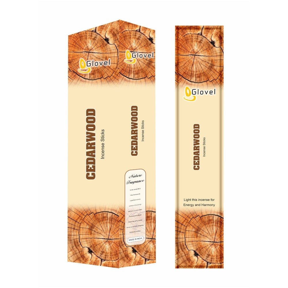 Best Selling Cedarwood Incense Stick 9 inch sticks Square Box with scented Pooja Incense Stick Best exporter from India