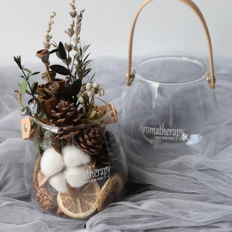 MNP2405 Dried flower cinnamon stick lemon slice dried flower air-dried pine nut mix dry flower aromatic DIY material package