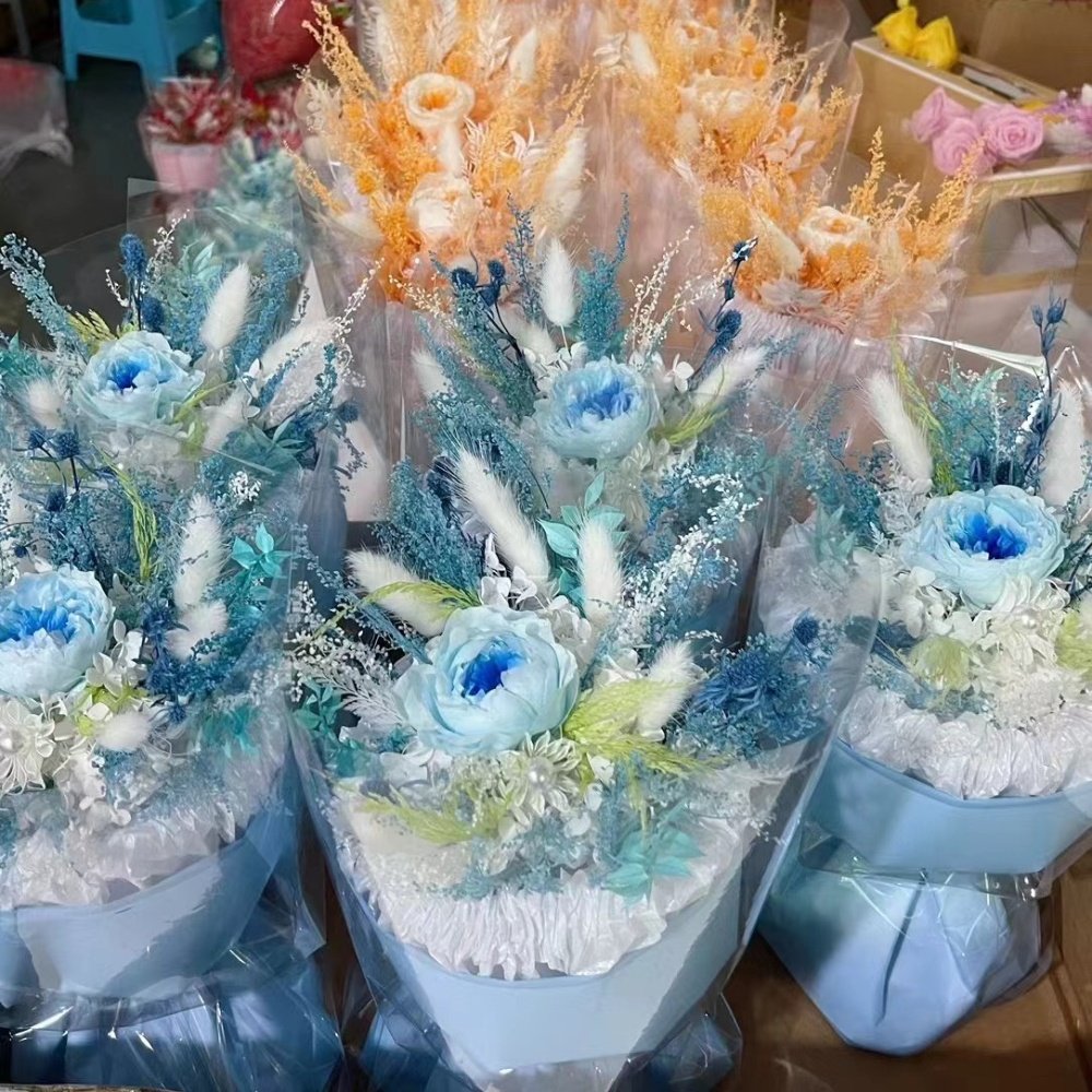 Small dried flowers excellent handicraft arrangement mixed flower bouquet
