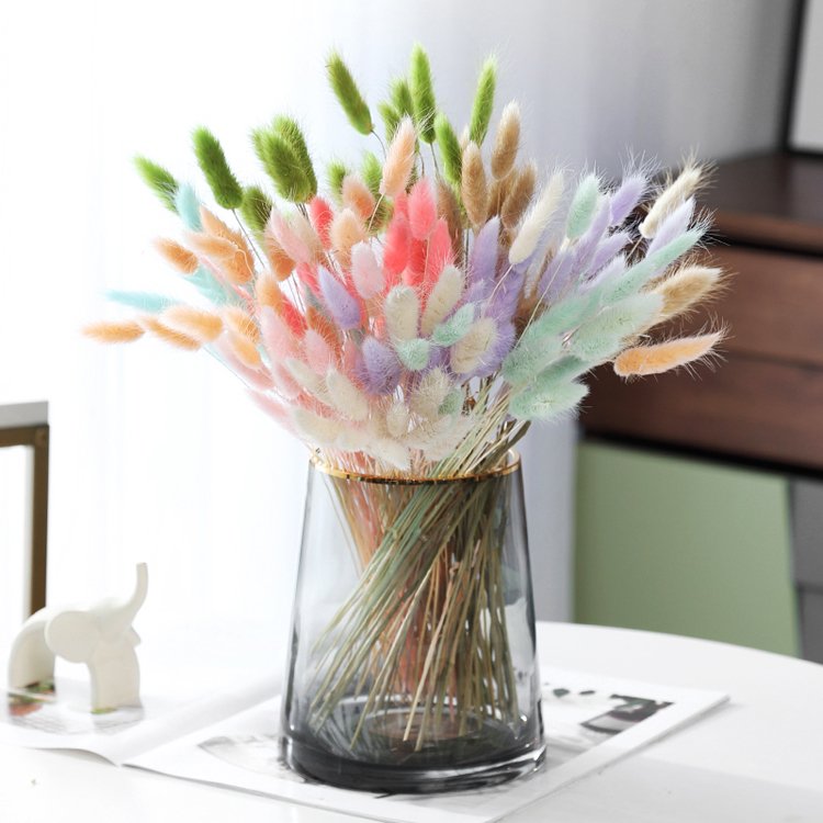 SumFlora decorating trends flower mini bouquet perfect gift set dried flowers lagurus
