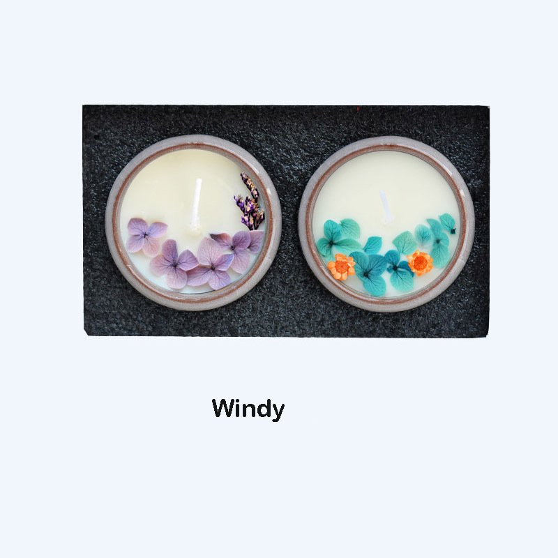 Customized Ceramic Cups Dried Flowers Aromatherapy Candles Forever Flowers Scented Gift Box Accompaniment Gift