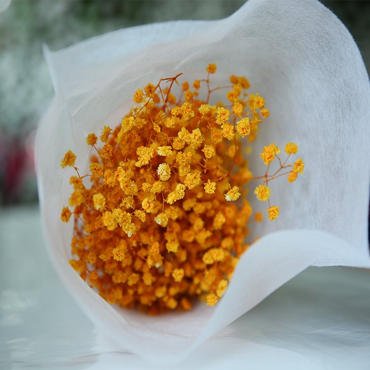 Hflora Gypsophila Bouquet Preserved Babys Breath Dried Flowers Dried Flowers Baby s Breathe For Wedding or House Decoration