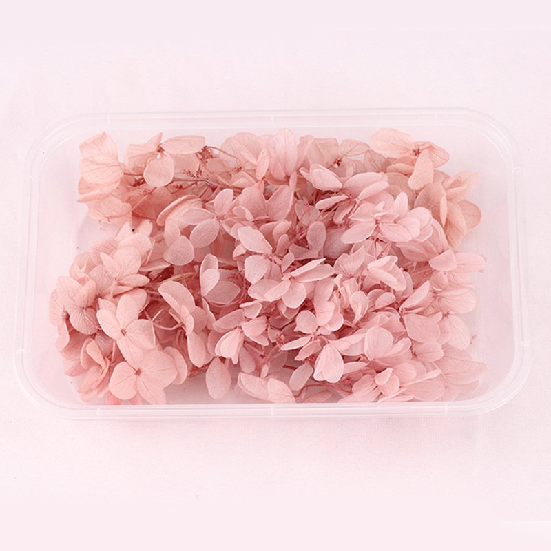 Wholesale high-class preserved flowers box dried hydrangea flowers petals box DIY scented gifts flower accessories