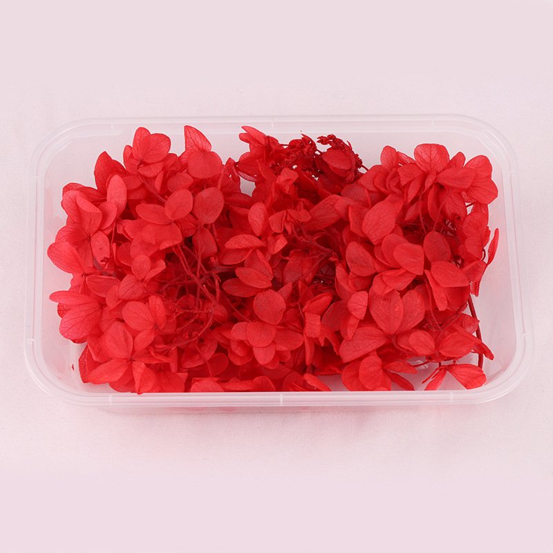 Wholesale high-class preserved flowers box dried hydrangea flowers petals box DIY scented gifts flower accessories