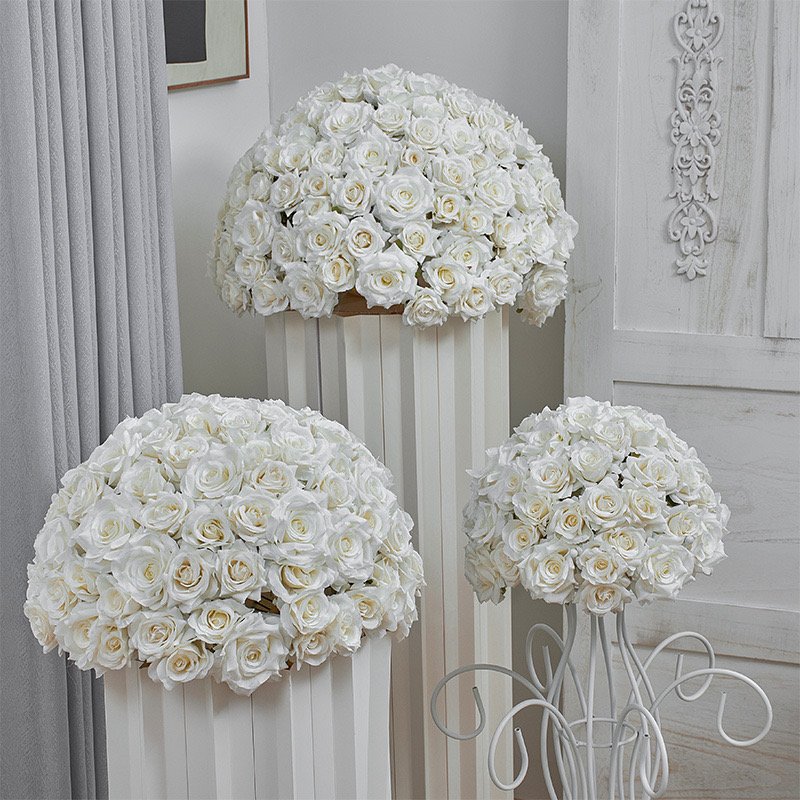 Manufacturer Supply Artificial Dried Flowers Flower Bunches Artificial ball-flower