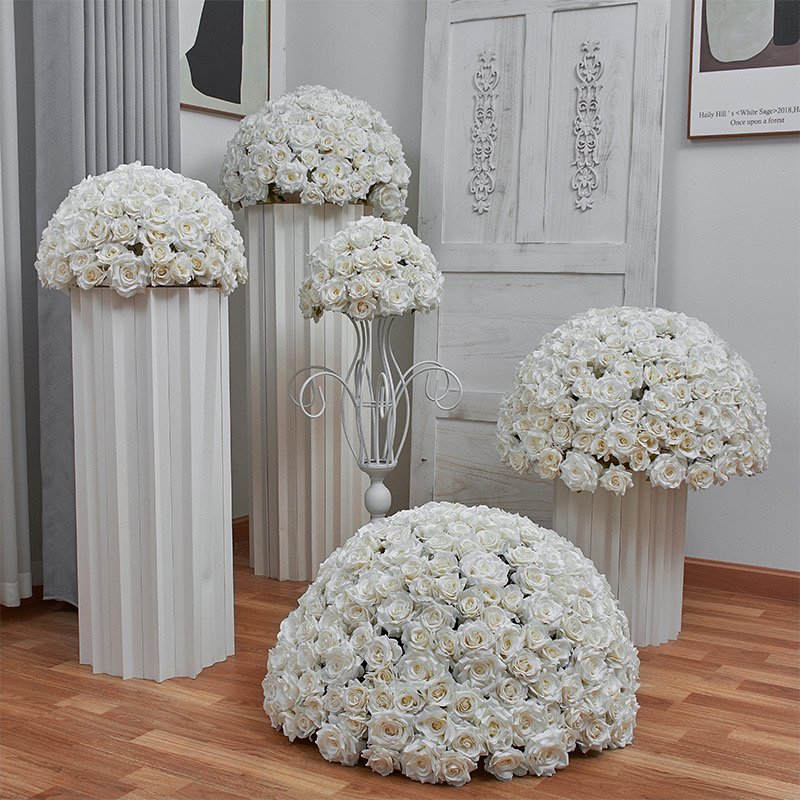 Manufacturer Supply Artificial Dried Flowers Flower Bunches Artificial ball-flower