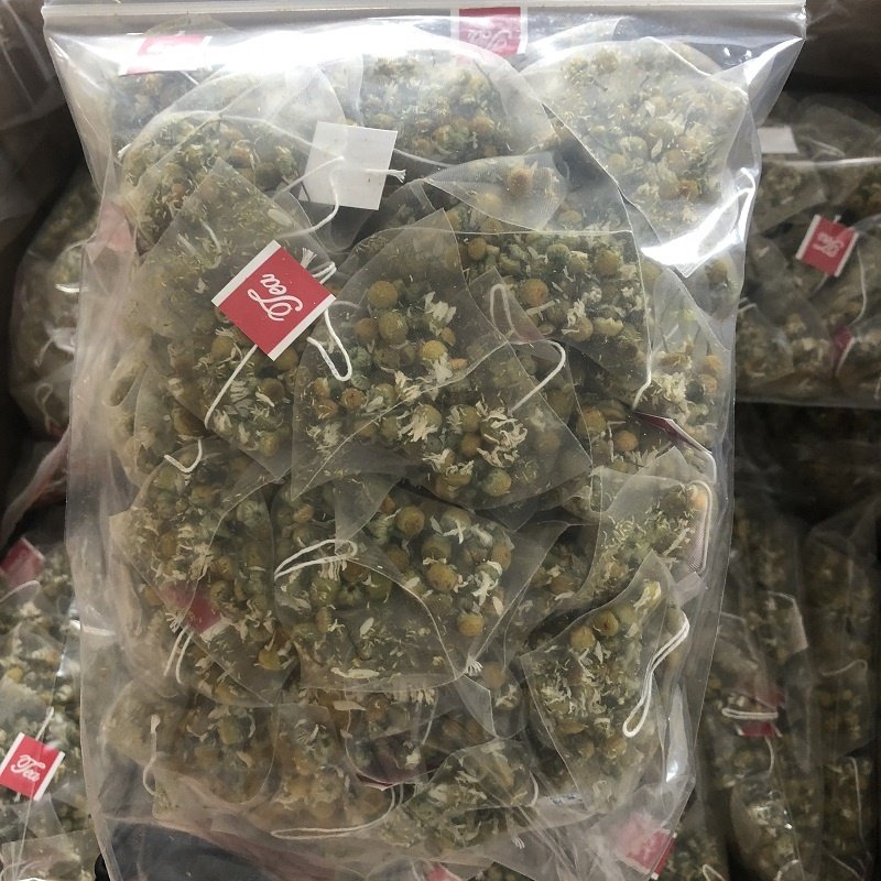 4021 Yang gan ju hot sale dried flower chamomile tea bag with biodegradable corn fiber material