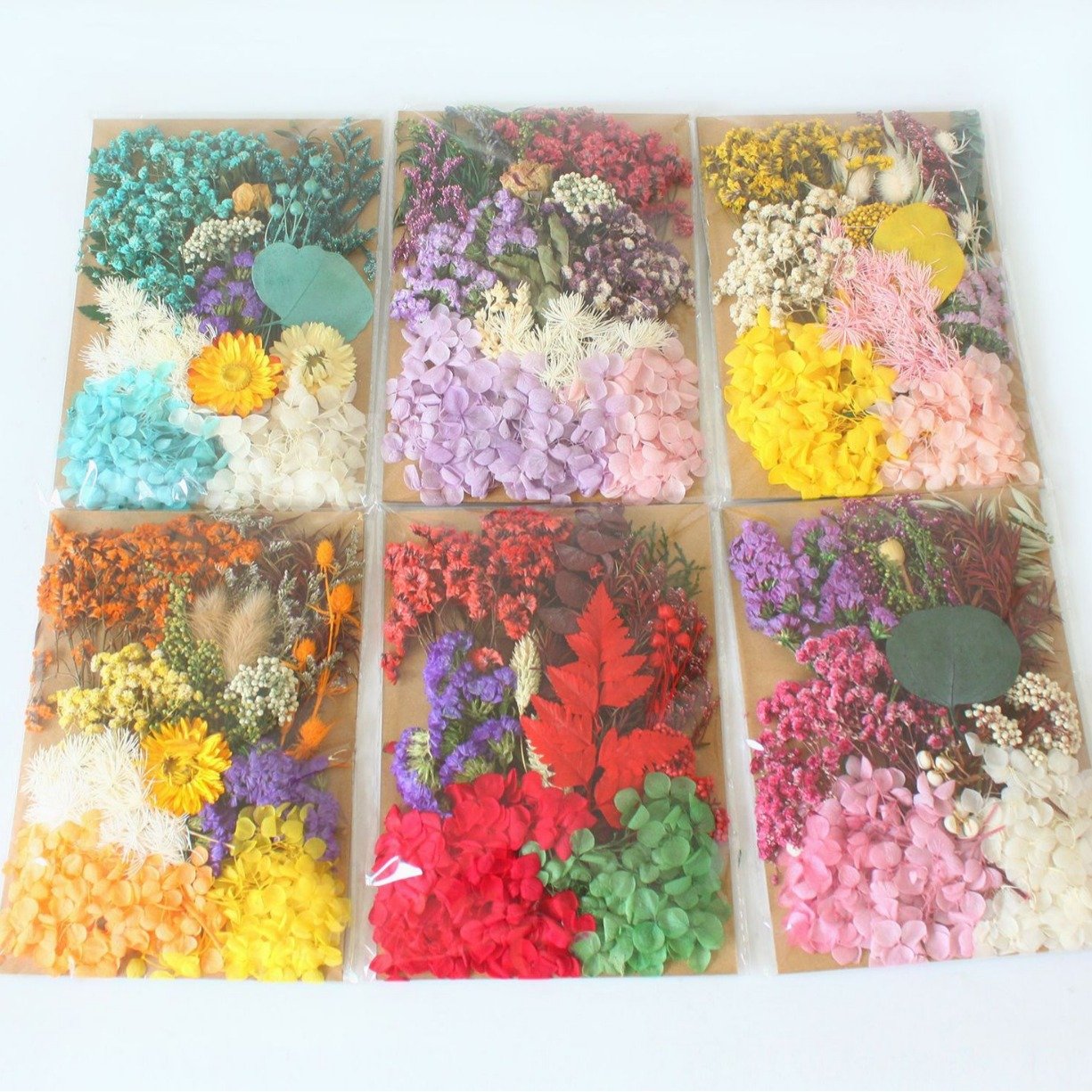 Eternal flower material package wholesale cross-border embossing dried flower DIY handmade floral gifts