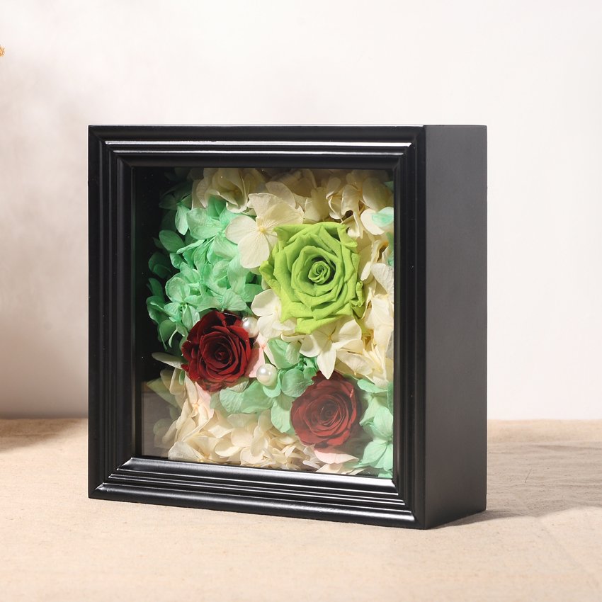 Wholesale Display Dried Flowers Plant Specimen Bouquet Trinket Wall Mounted or Tabletop Display Wooden Frame Box