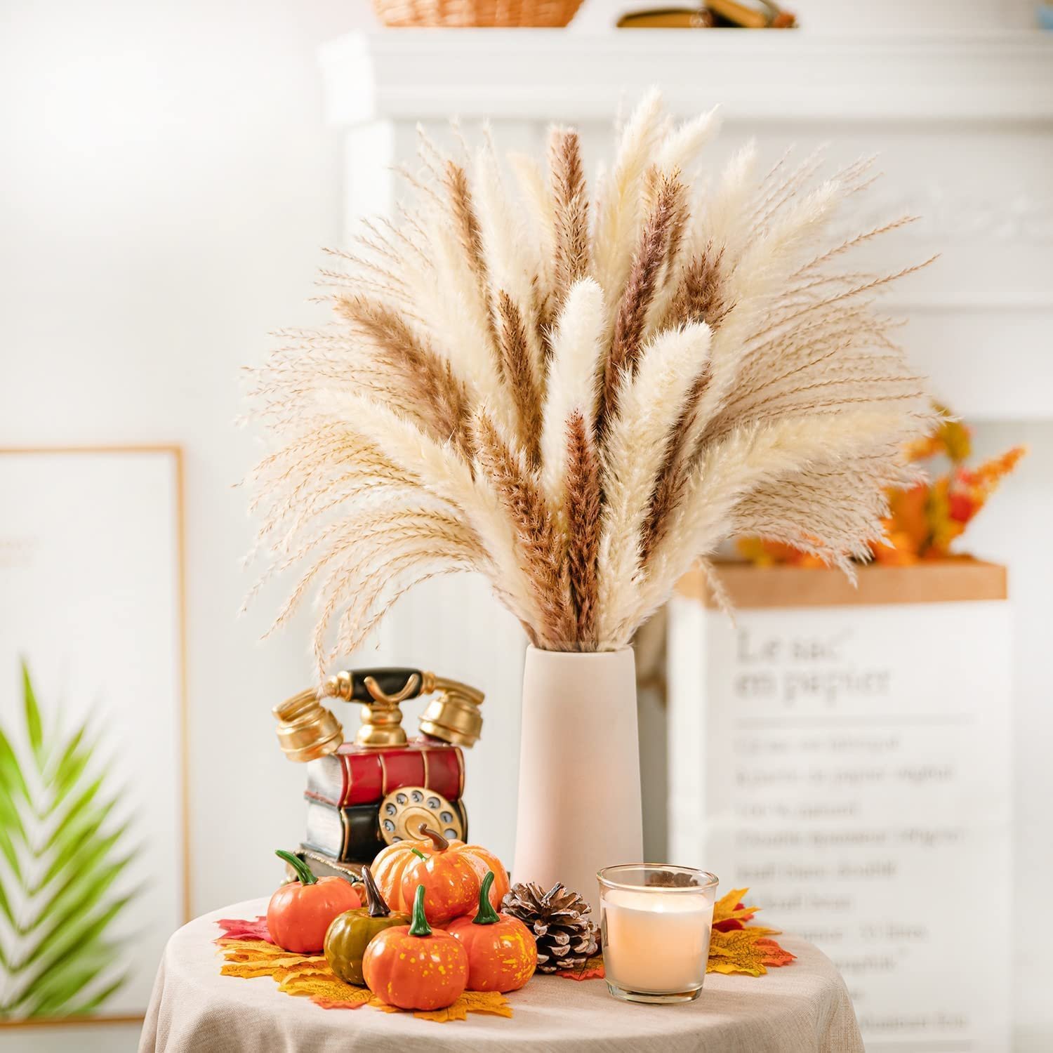 Wholesale Europe style Pampas Grass Dried Flower bouquet Home decoration Valentine's Day gift preserved flower