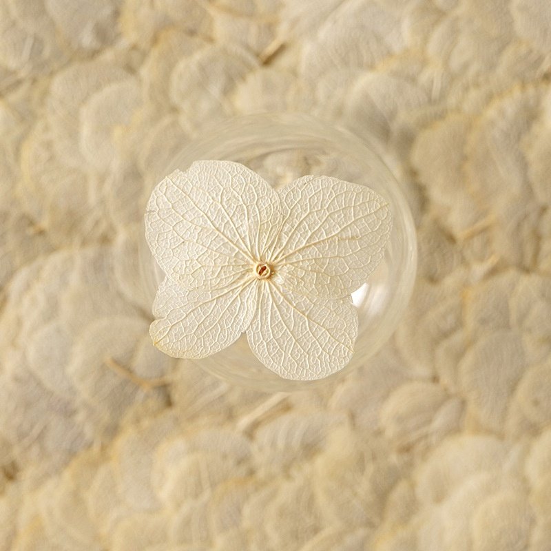 MNR 2001 Natural white color hydrangea flower for DIY resin flower handcraft