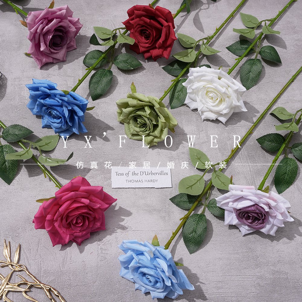 Fantasy Rose Factory Direct Sales Simulation Flower Wedding Home Decoration Flower Decoration Dried Flowers