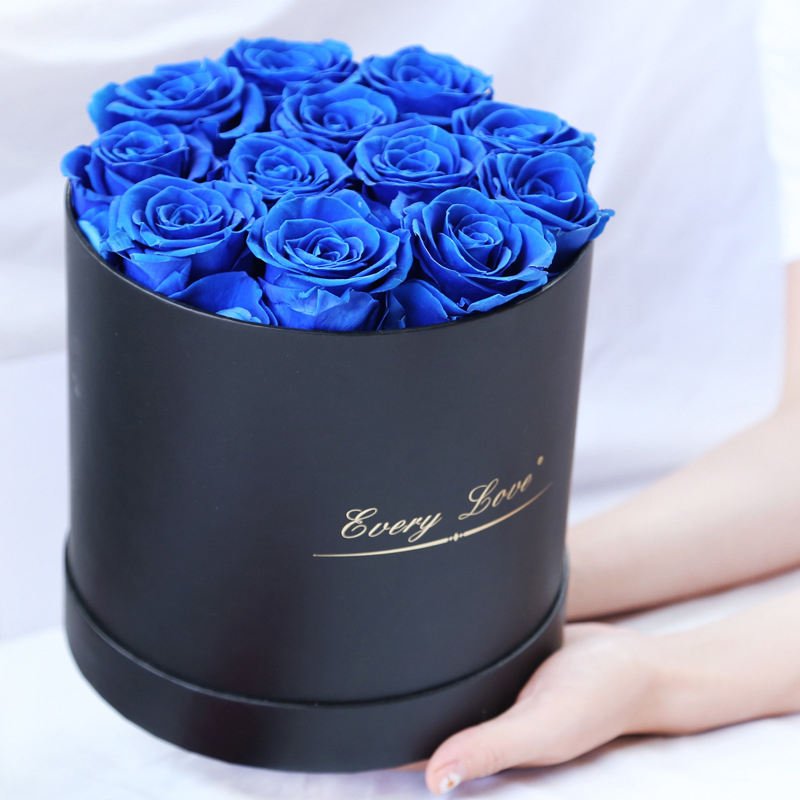 Yunnan Factory Wholesale Customized Logo Natural Beautiful Dried Rose Preserved Flower Long Life Fresh Eternas Ecuadorian Flower