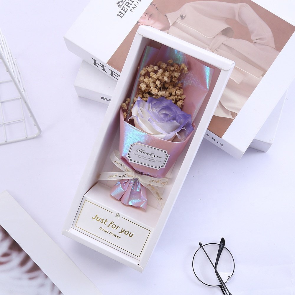 TC Wholesale Natural Lavender Plants Mini Dry Flower Bouquets Wedding Decoration Artificial Floral Dried Flowers With Gift Box