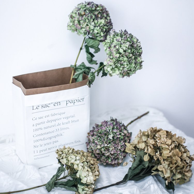 Home Wedding Decoration Dried Flower Ball Dry Hydrangea Natural Decorative Flowers & Wreaths