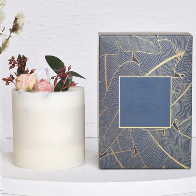 Forest Classic 3 Wick Soy Wax Scented Candle Dried Flowers Air Freshener Gift Set for Bars Home Fragrance New Condition Diwali