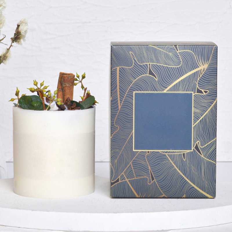 Forest Classic 3 Wick Soy Wax Scented Candle Dried Flowers Air Freshener Gift Set for Bars Home Fragrance New Condition Diwali