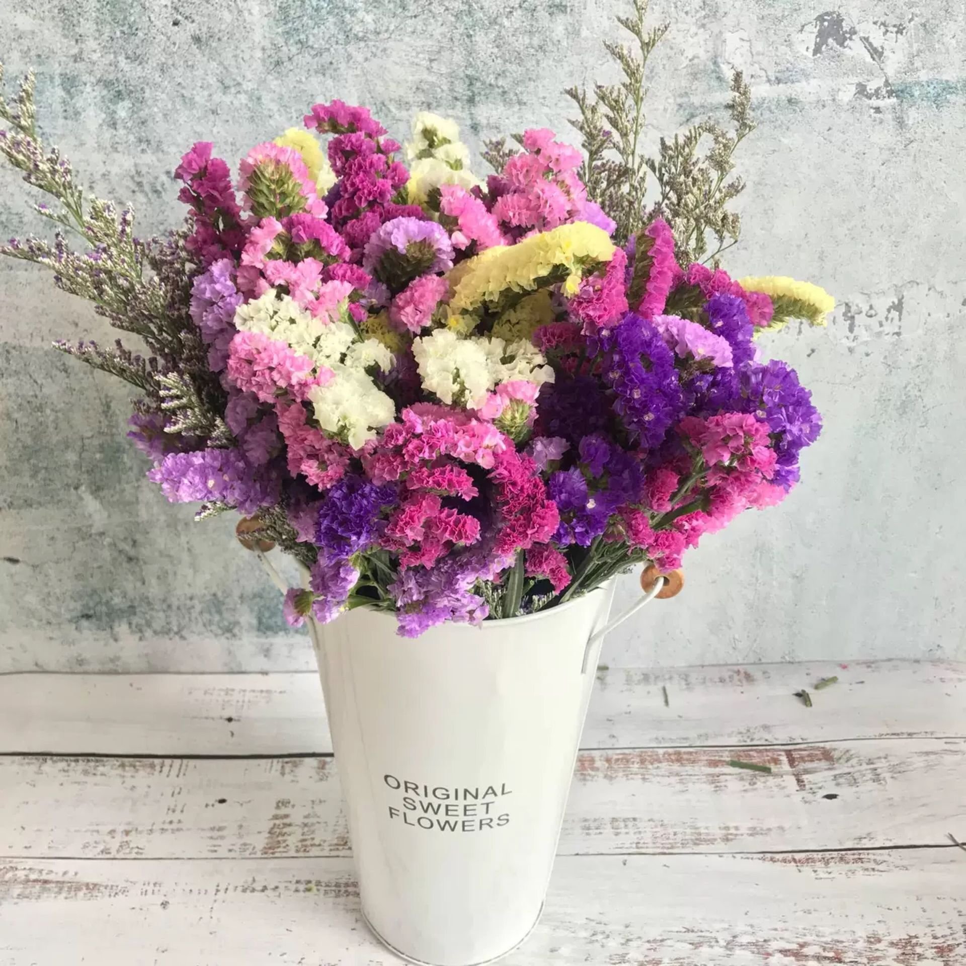 Manufacturer Dried Flowers Bundles Forget Me Not Preserved Dried Flowers Bouquet For Home Party Wedding Decoration