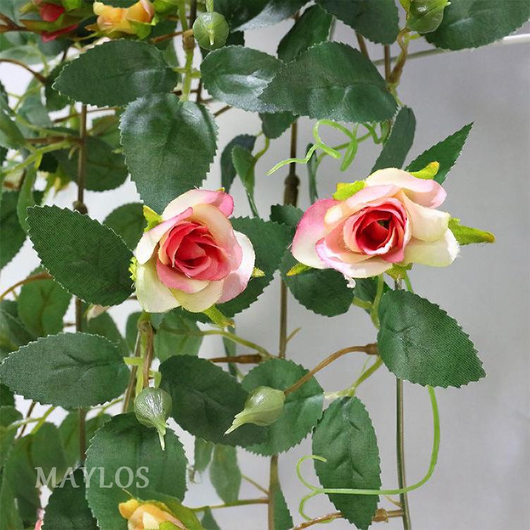 Maylos Hot selling high quality gorgeous 180CM rose briar for home decoration