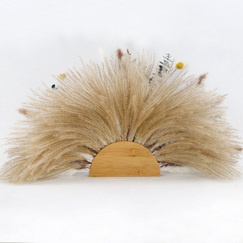 Wholesale indoor home decoration boho natural dried flowers fluffy Pampas grass