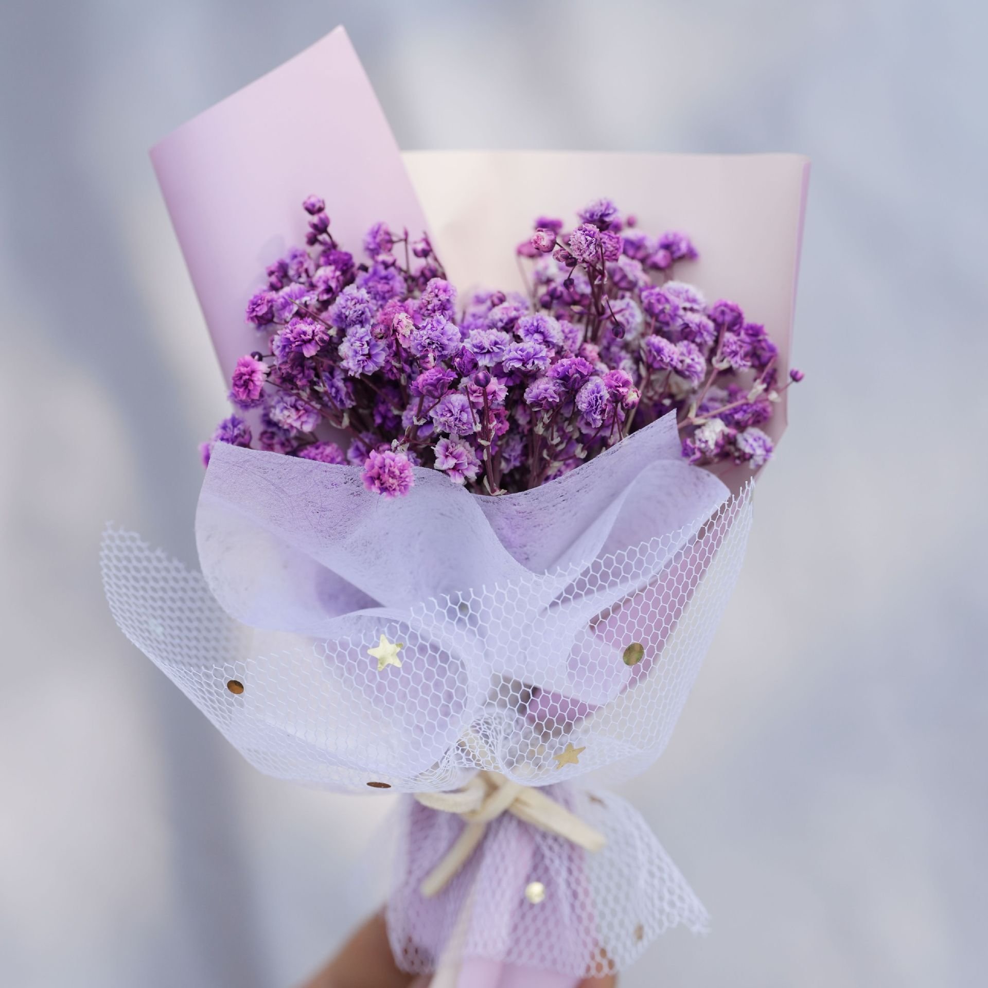 Factory Supply New Design Dry Flower Arrangement Valentines Bouquet Decor Naturally Dried Flowers Bouquet Flowers