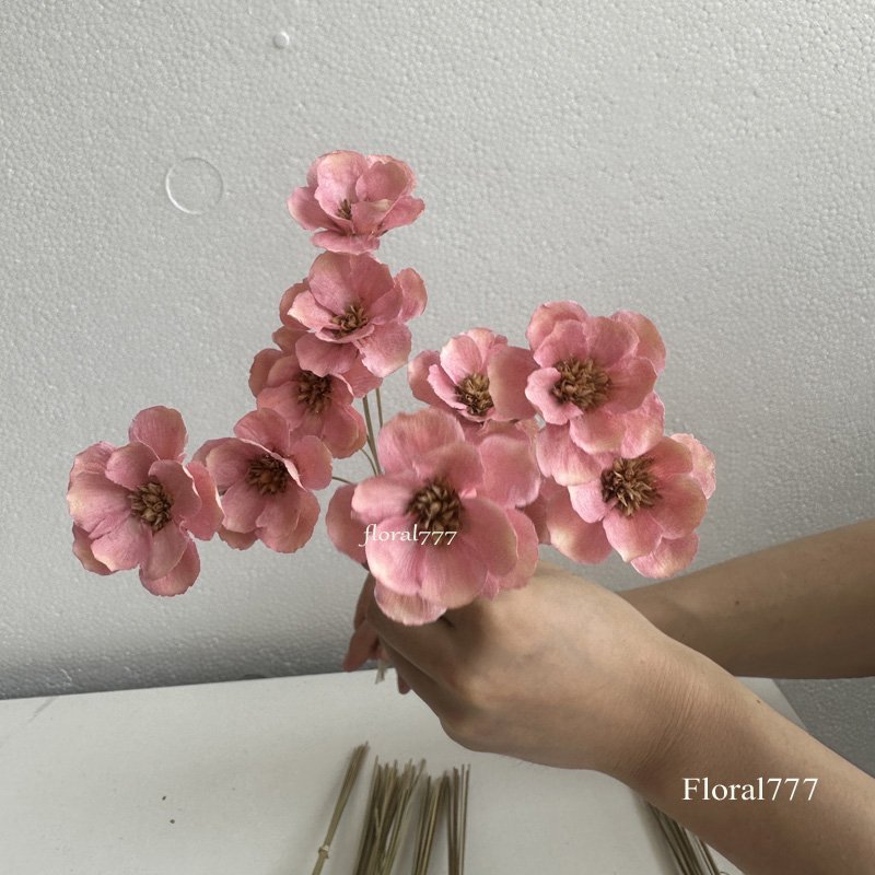 Natural Dried Windflower Preserved Handmade Flowers Simulation Narcissus Flowers Convallaria majalis Handmade Plumblossom