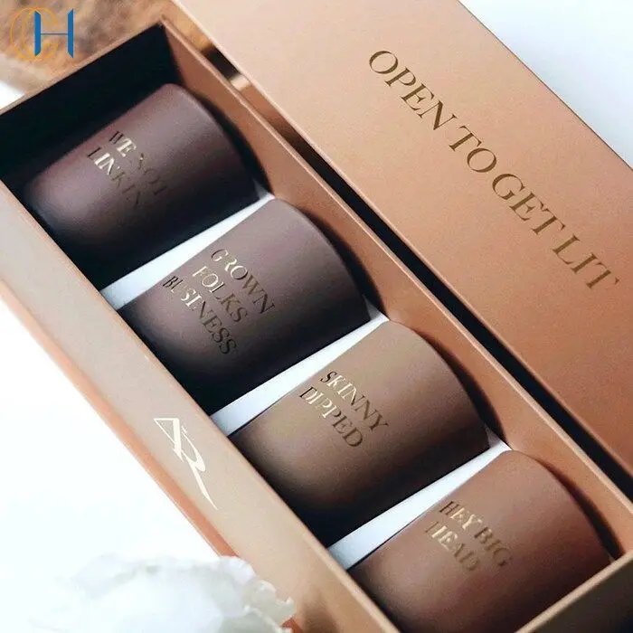C&H Wholesale Private Label Novelty Customized Colorful Glass Vessel Luxury Aromatherapy Candles Custom Home Decoration