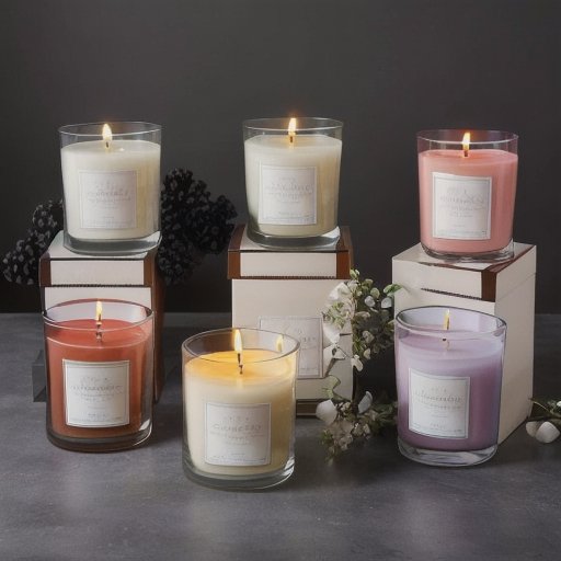 C&H Wholesale Private Label Novelty Customized Colorful Glass Vessel Luxury Aromatherapy Candles Custom Home Decoration